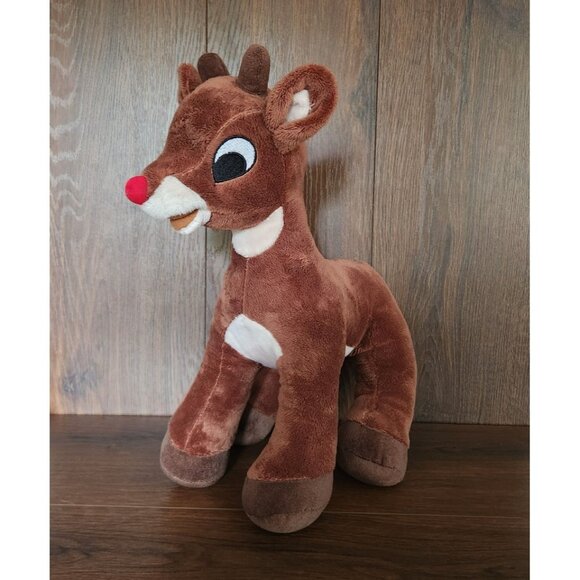 Rudolph the Red Nosed Reindeer Plush Stuffed Animal 15" Toy Christmas Decor - Picture 1 of 7
